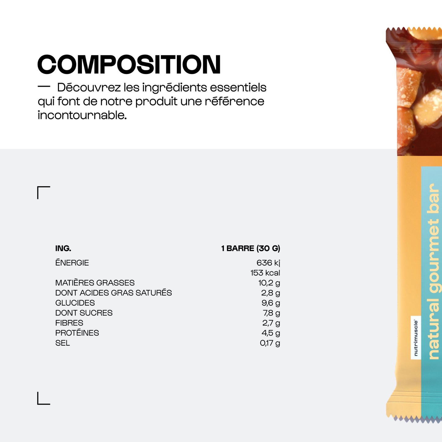 Barre gourmande bio