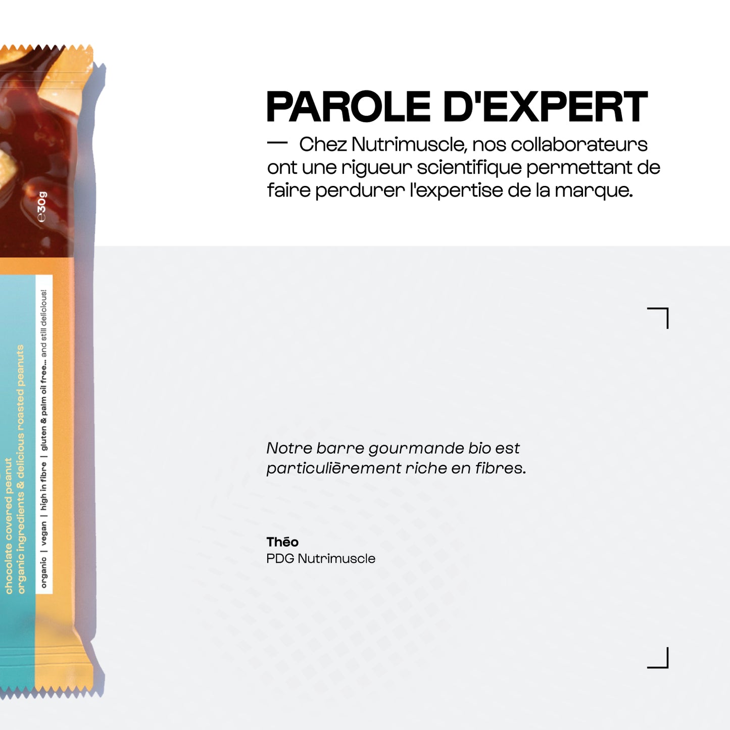 Barre gourmande bio