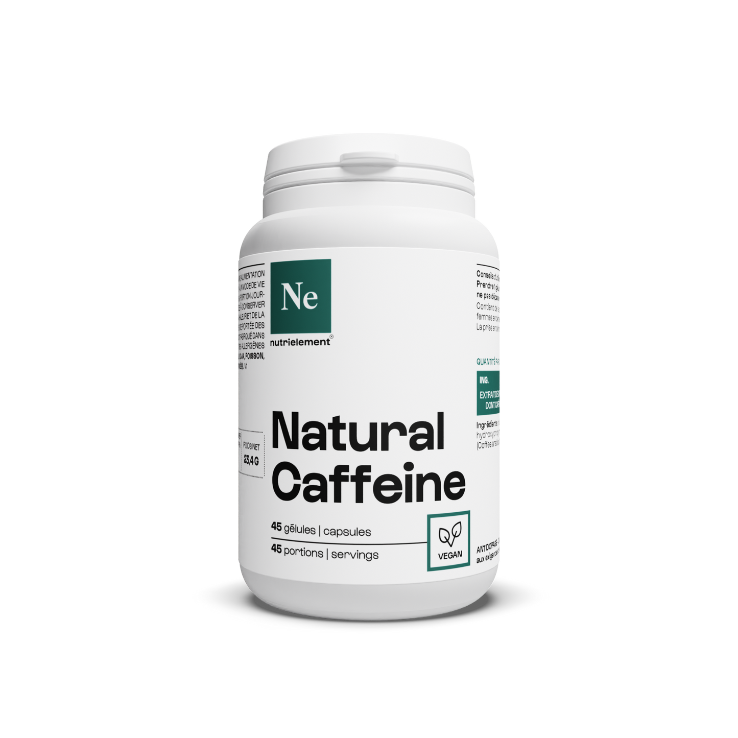 Caféine natural en cápsulas