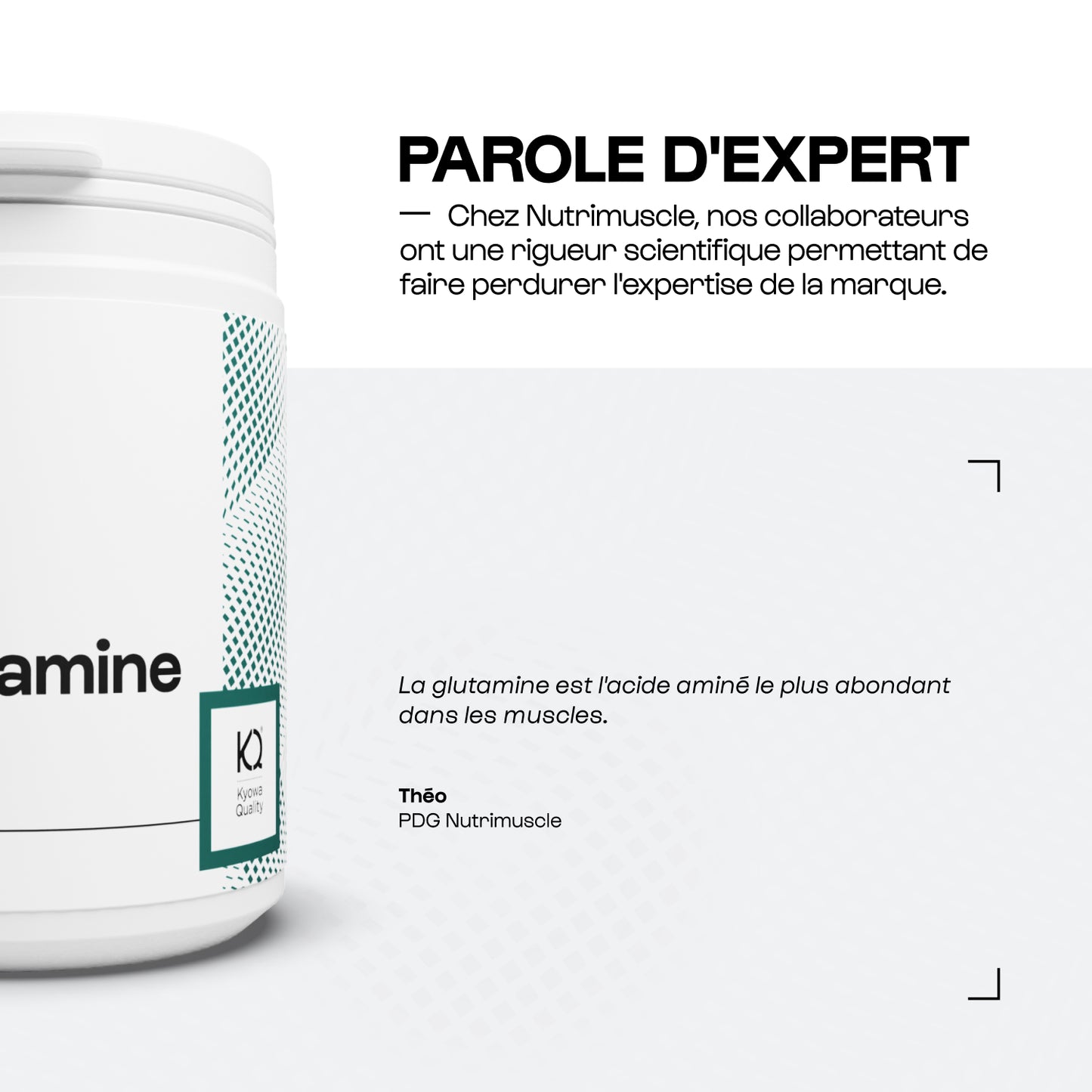 Glutamina (L-glutamina) en cápsulas