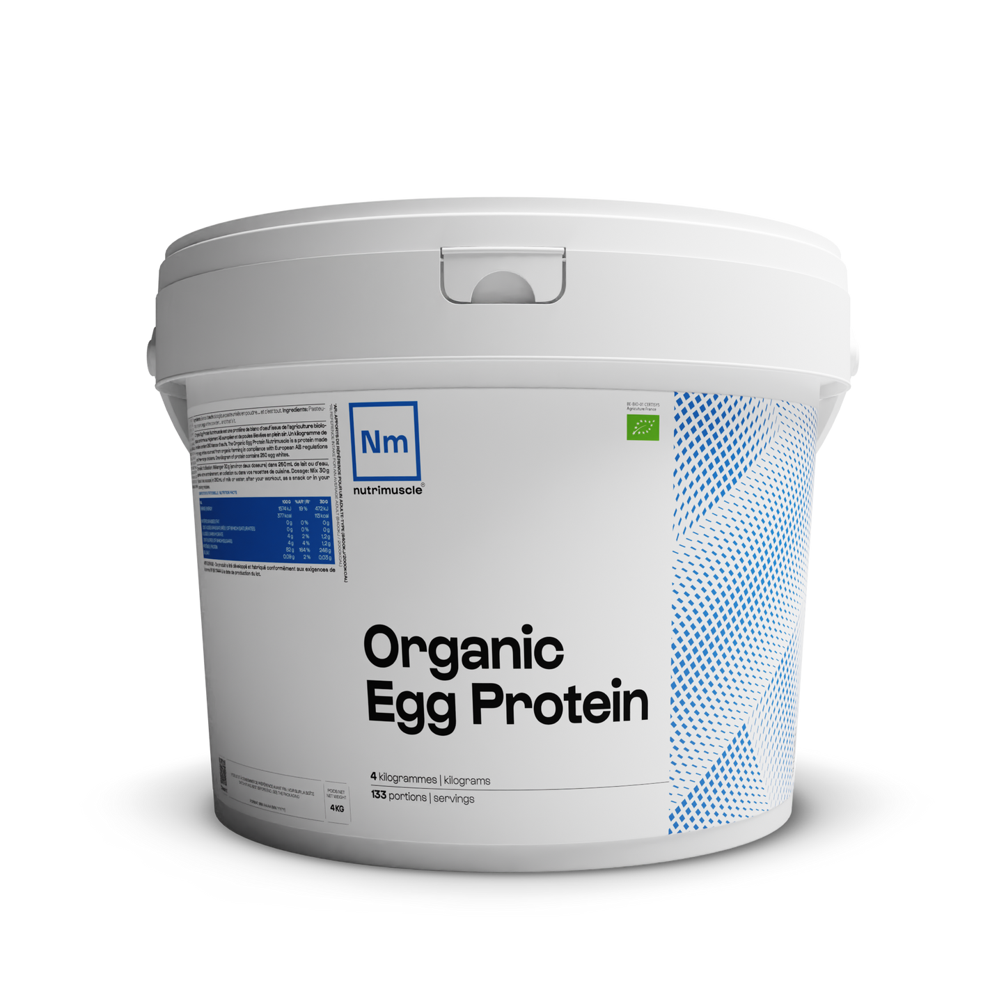 Proteína de huevo orgánico