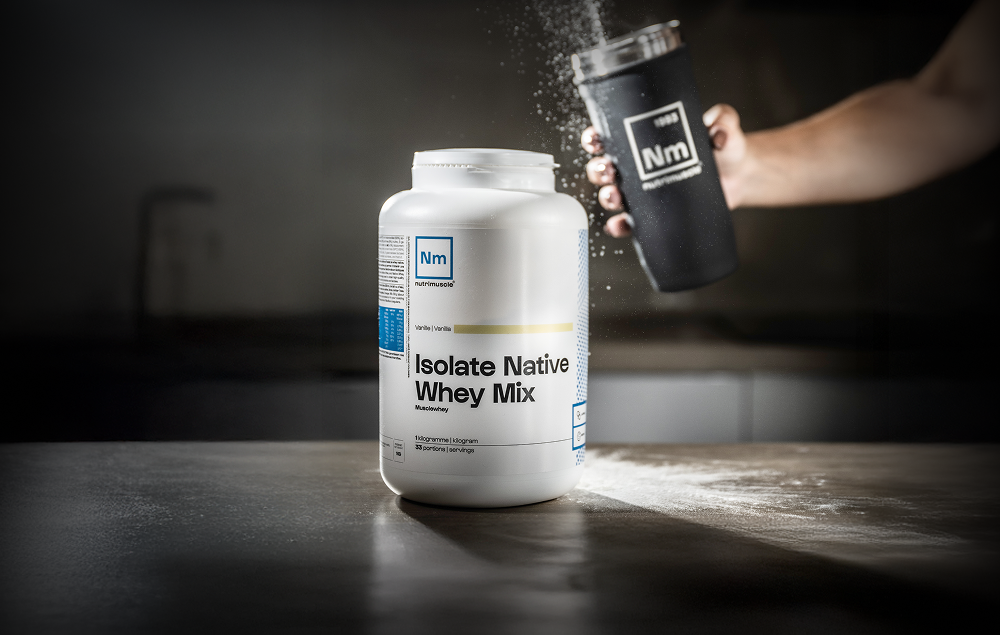 Isolate Native Whey Mix (Musclewhey) : le mix exclusif Nutrimuscle