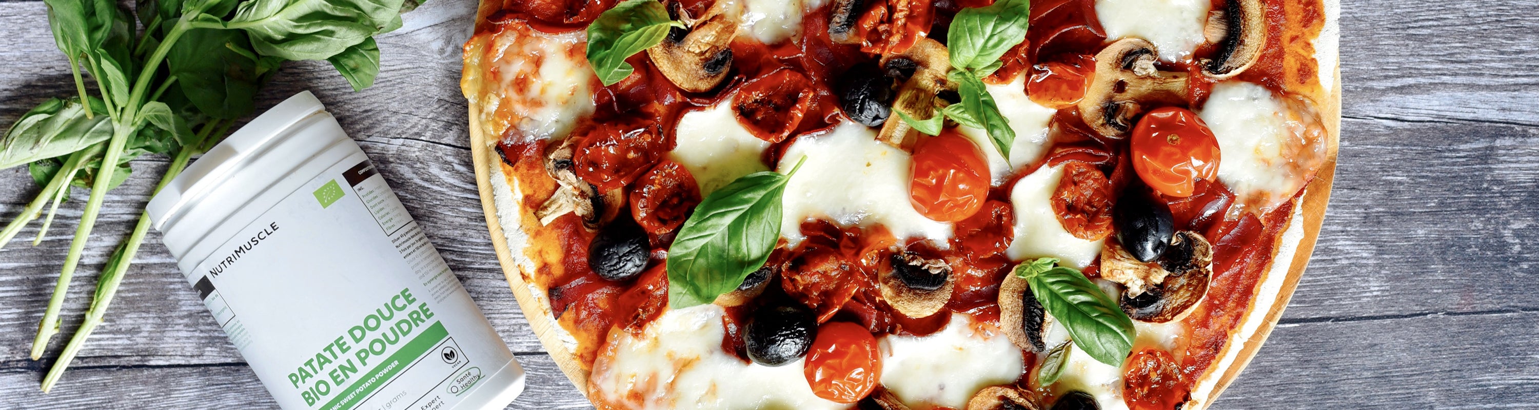 pizza à la patate douce
