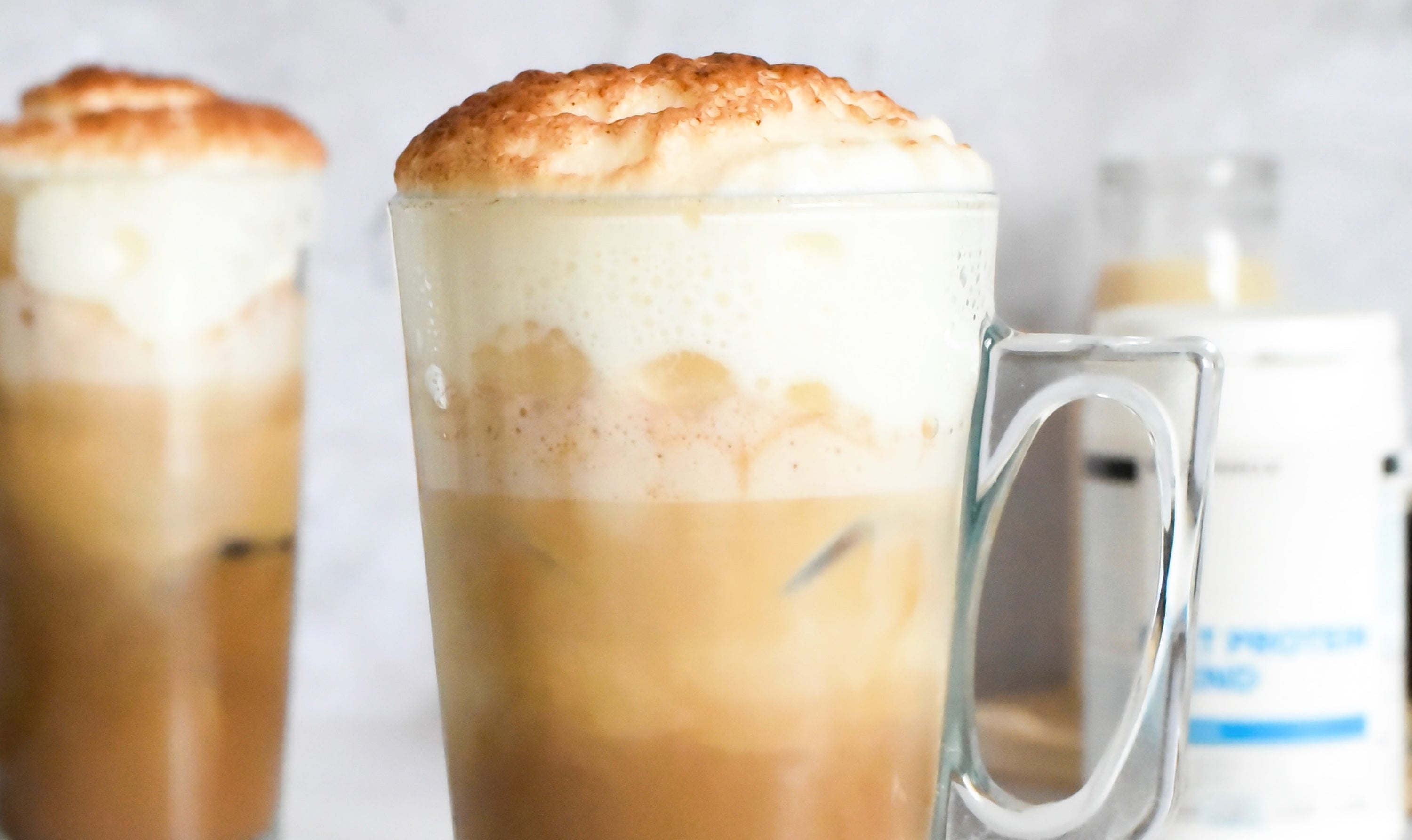 Milkshake protéiné façon iced coffee