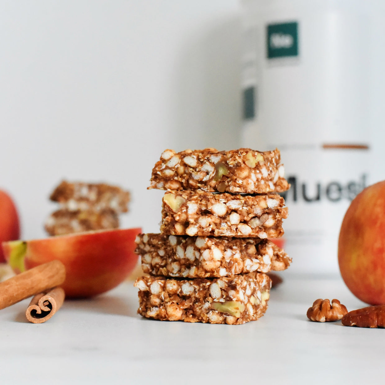 Recette : Barres muesli pomme cannelle
