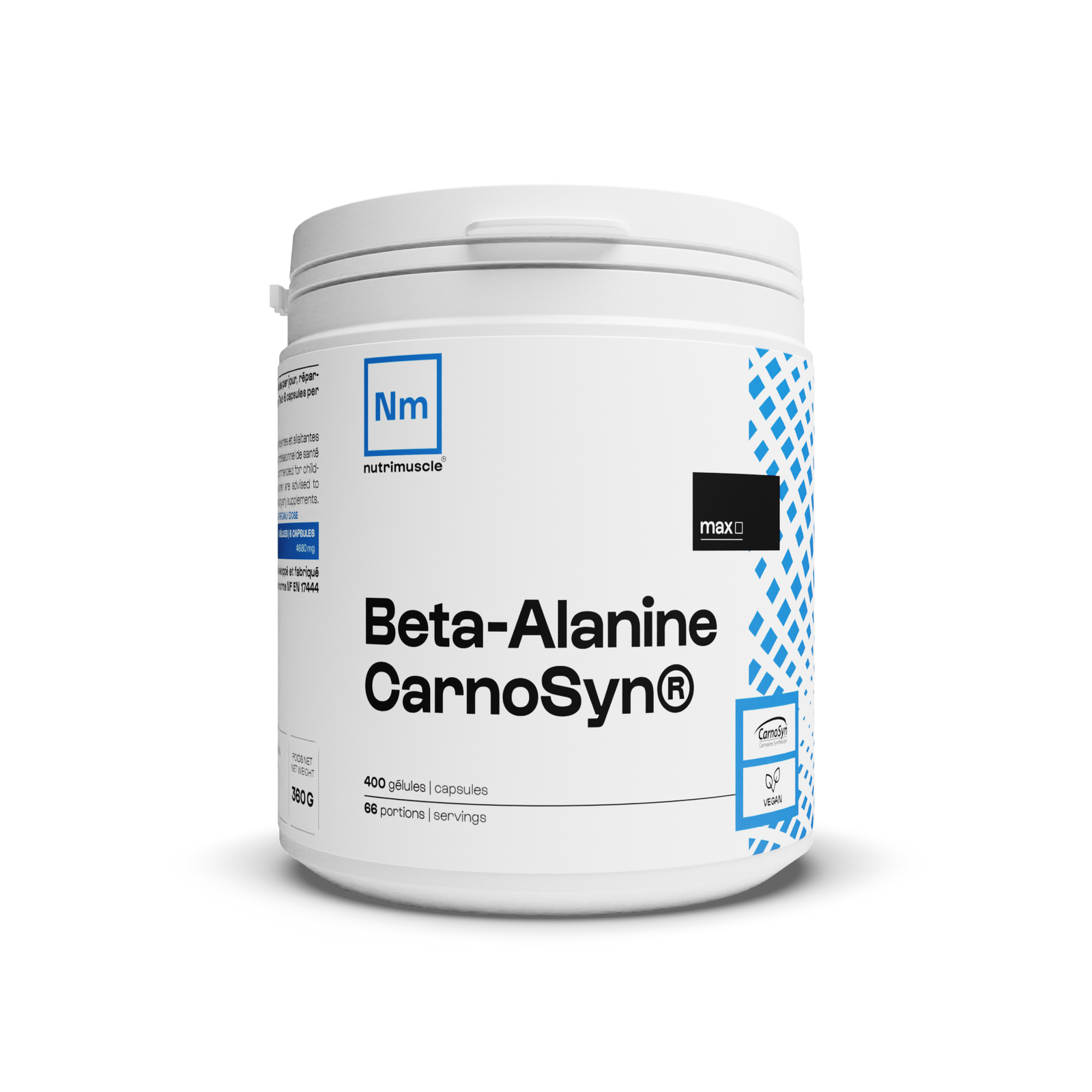 Beta-alanine carnosyn® en cápsulas