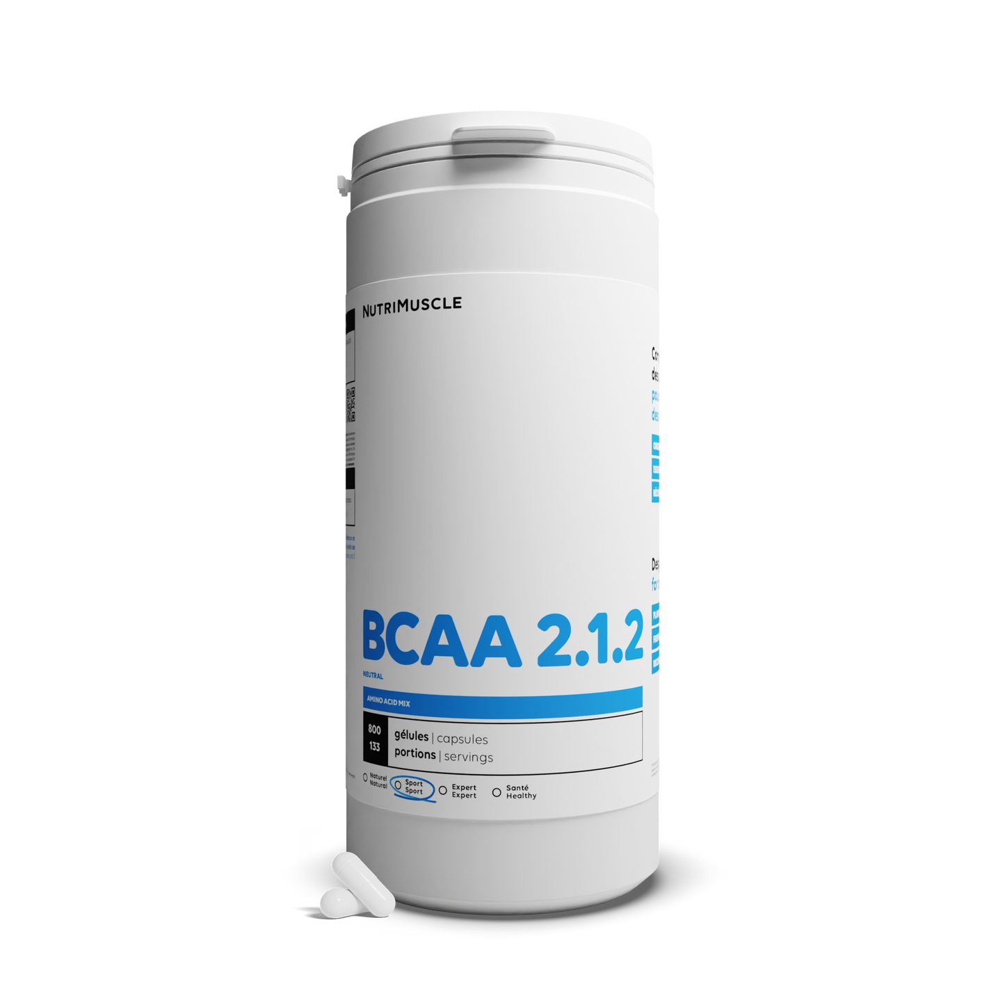 BCAA 2.1.2 Resistencia en cápsulas