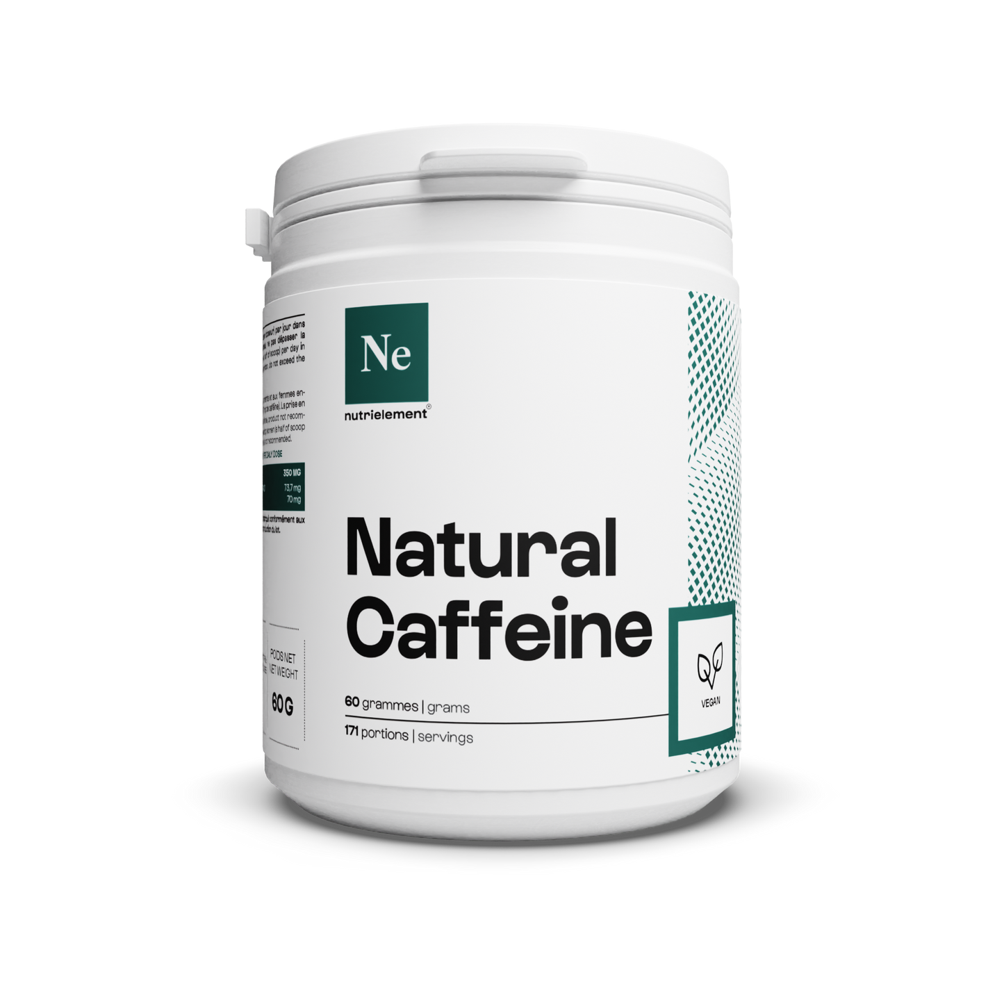 Cafeína natural en polvo