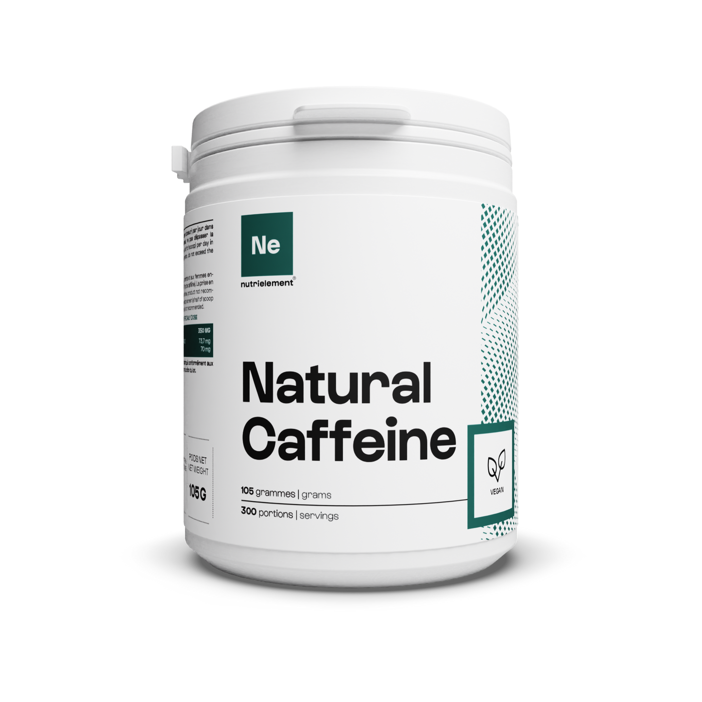 Cafeína natural en polvo