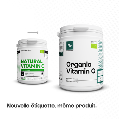 Cápsula orgánica de vitamina C