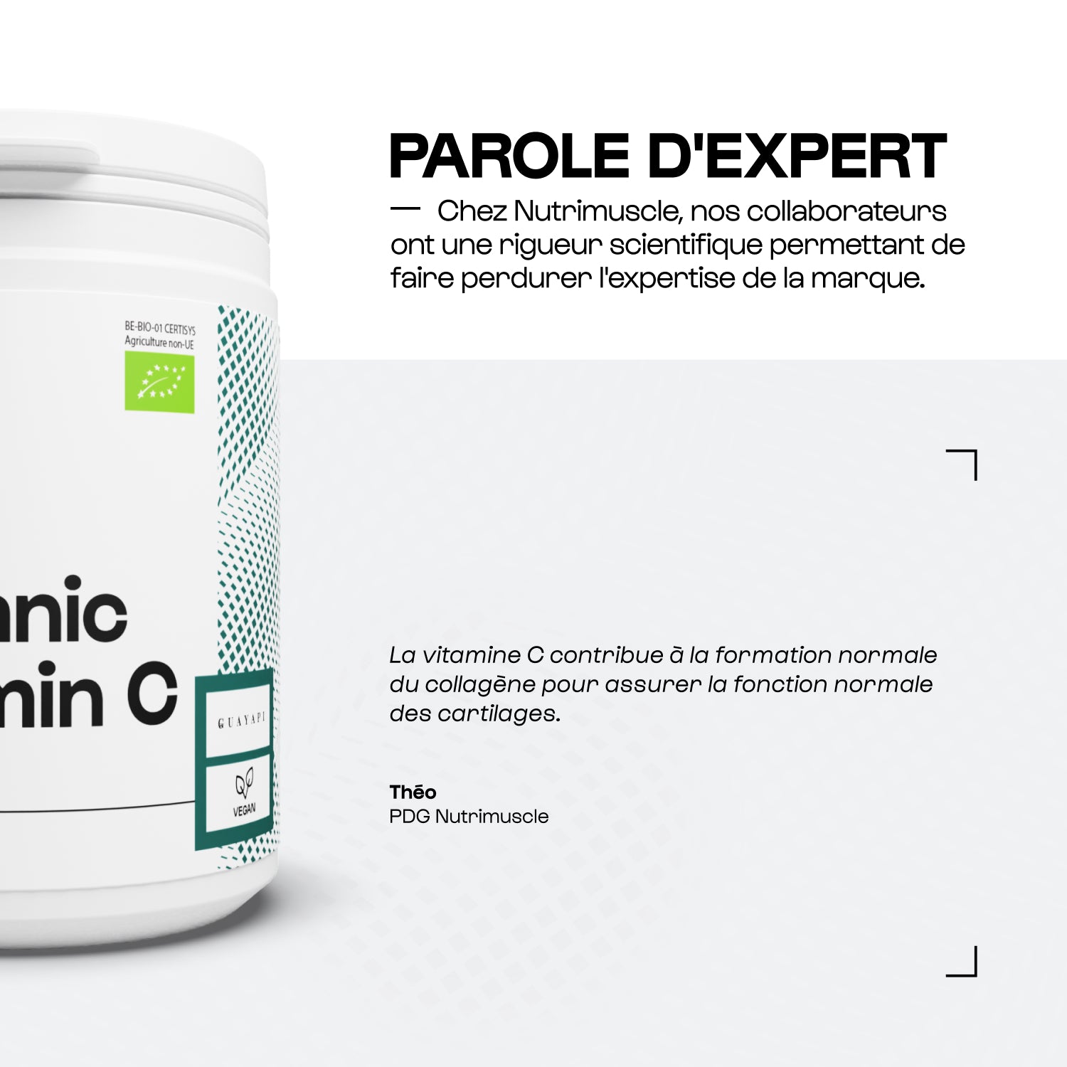Cápsula orgánica de vitamina C