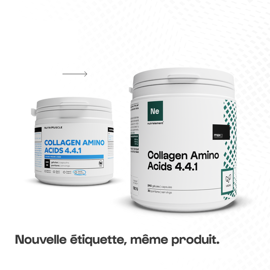 Un aminoácidos de colágeno 4.4.1 en cápsulas
