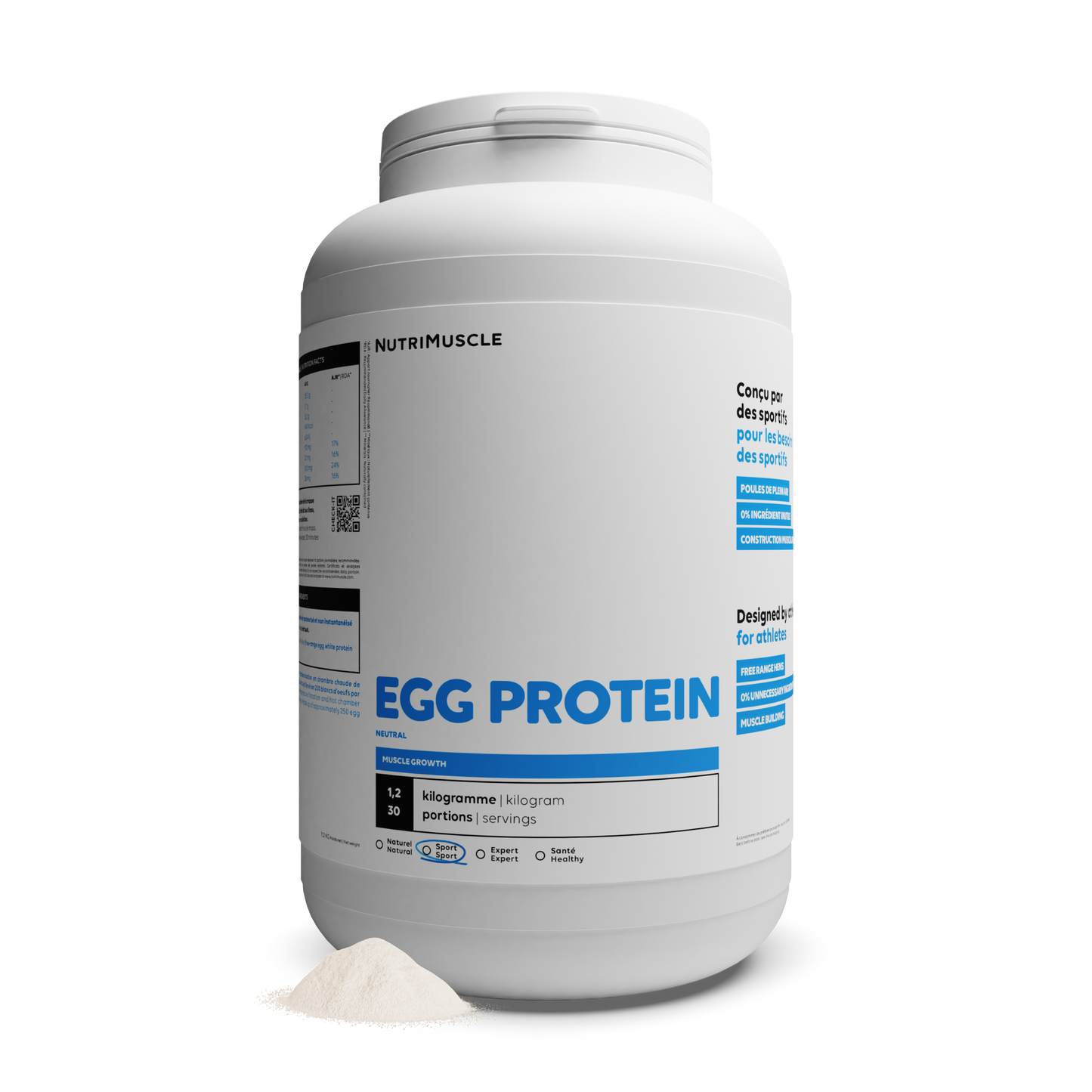 Proteína de huevo en polvo