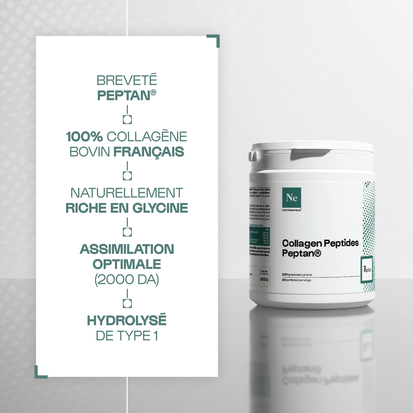 Collagène Peptides Peptan® en poudre