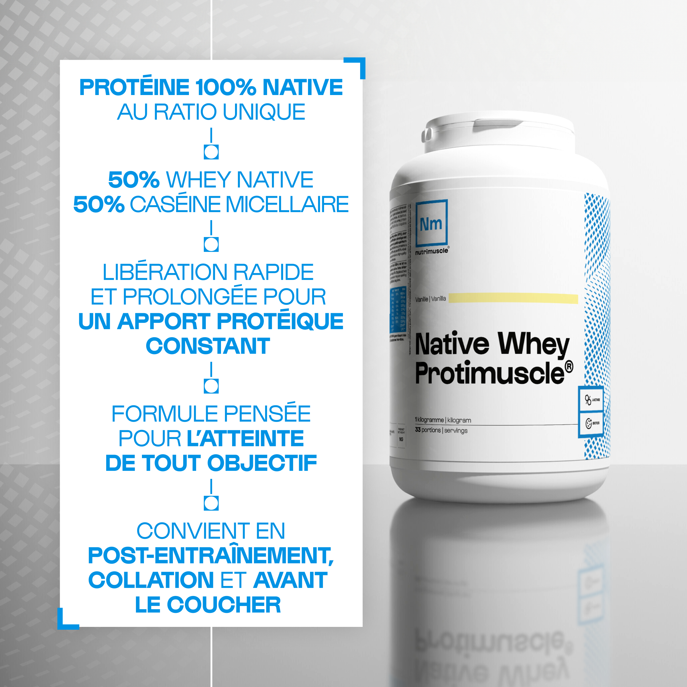 Protimuscle: mezcle proteína