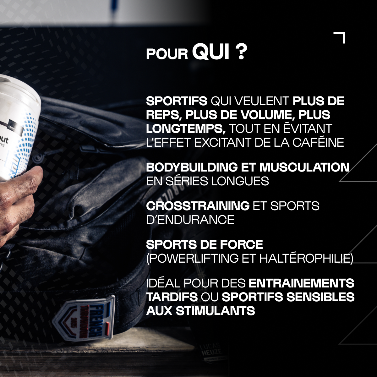 Pré-workout Musclepump - sans caféine