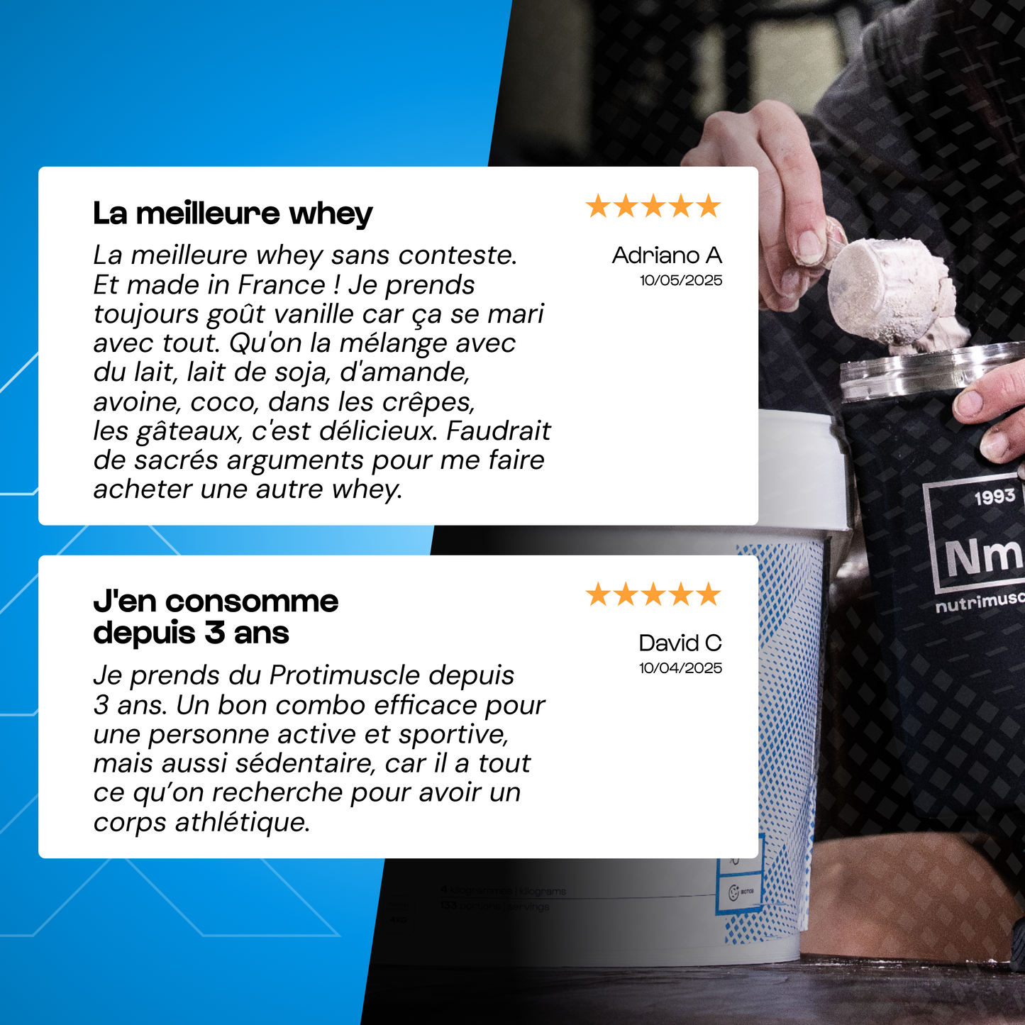 Protimuscle: mezcle proteína