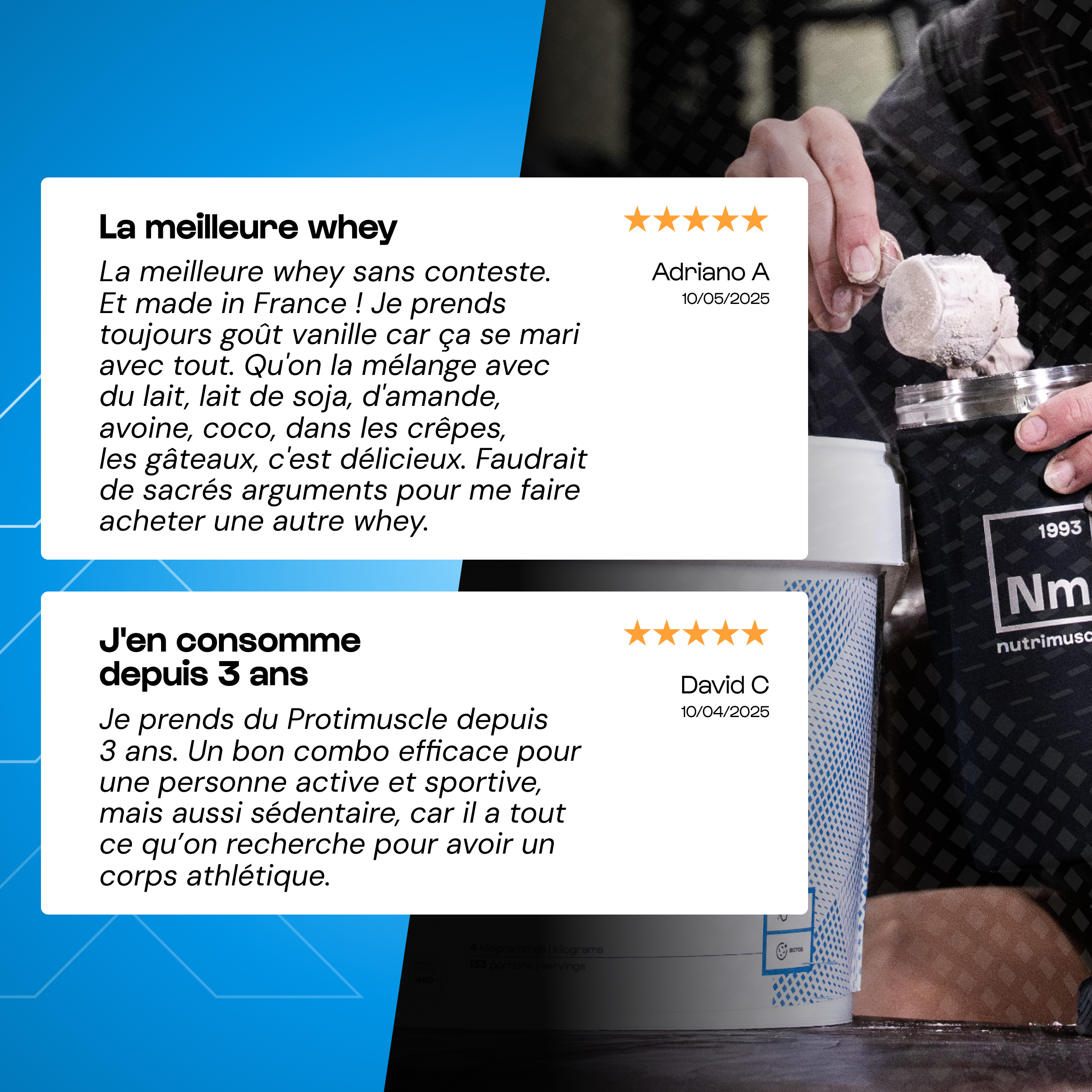 Protimuscle: mezcle proteína