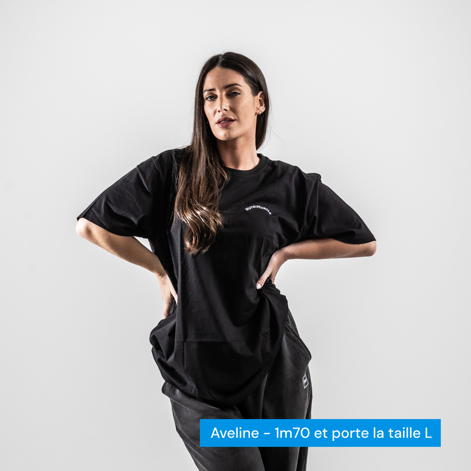 Camiseta negra nutrimuscle