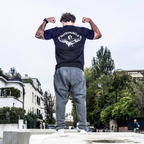 Camiseta negra nutrimuscle