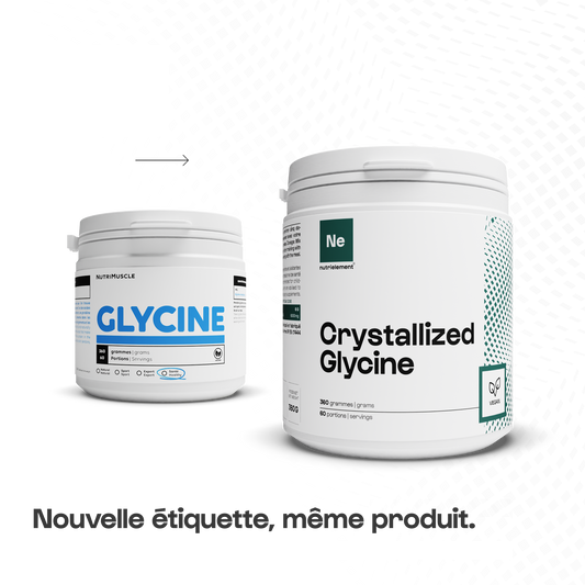 Glicina cristalizada en polvo