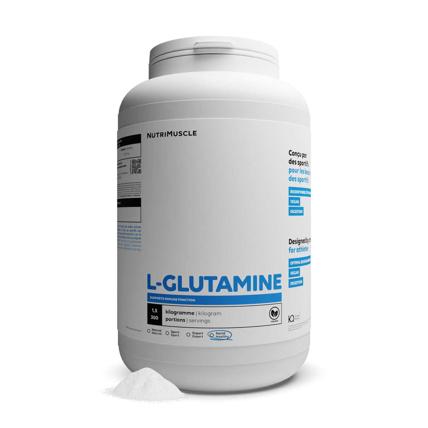 Polvo de glutamina (L-glutamina)