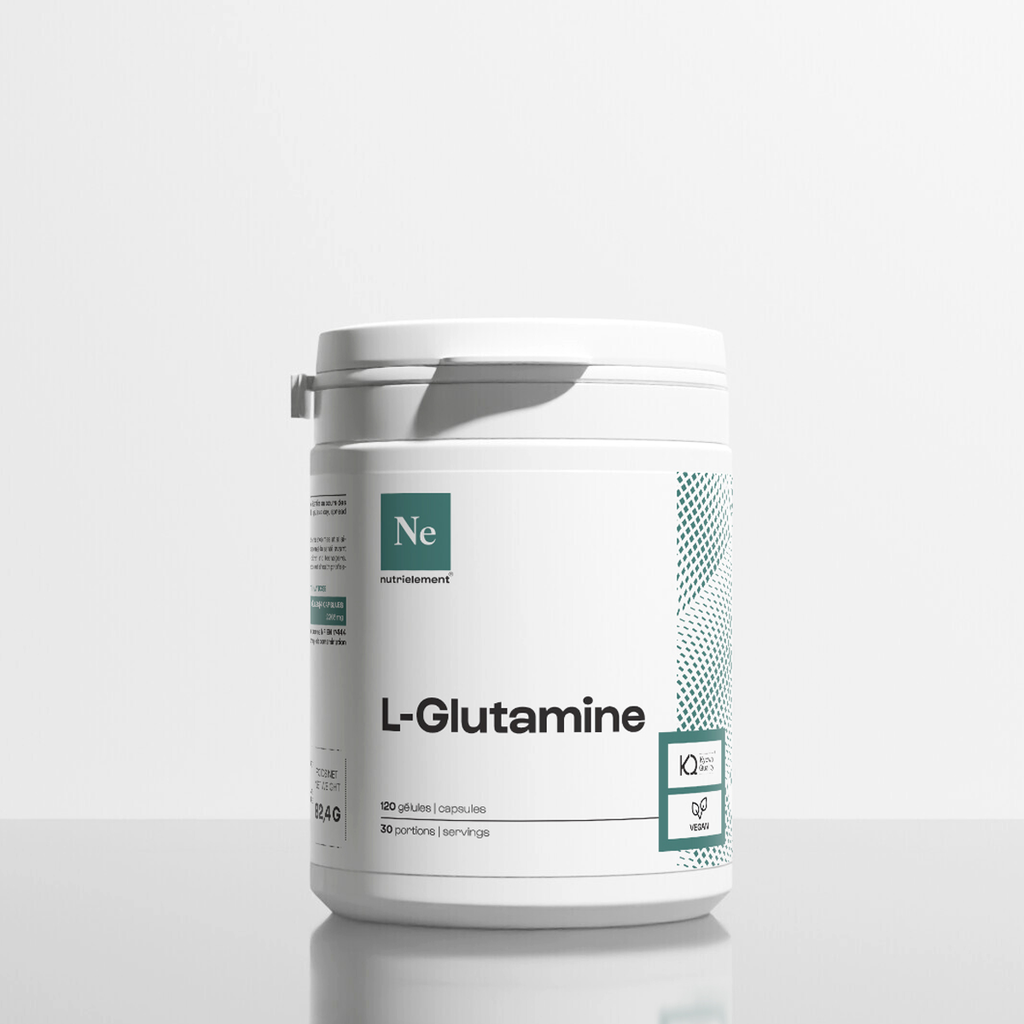 Glutamina (L-glutamina) en cápsulas