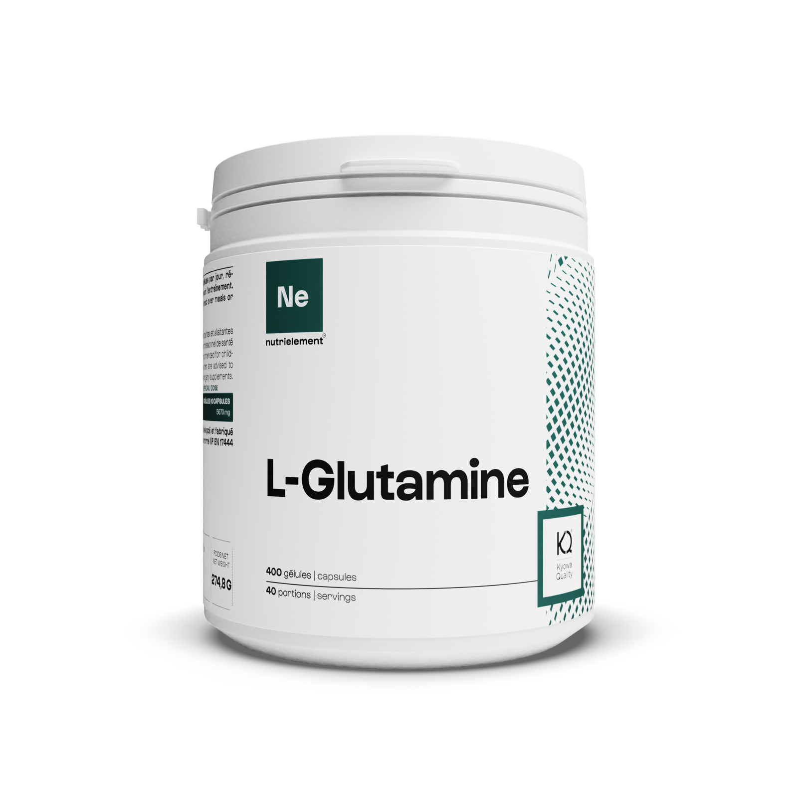 Glutamina (L-glutamina) en cápsulas