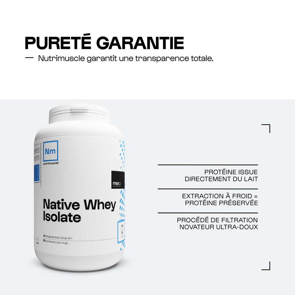 Aislado nativo de suero (lactosa baja)