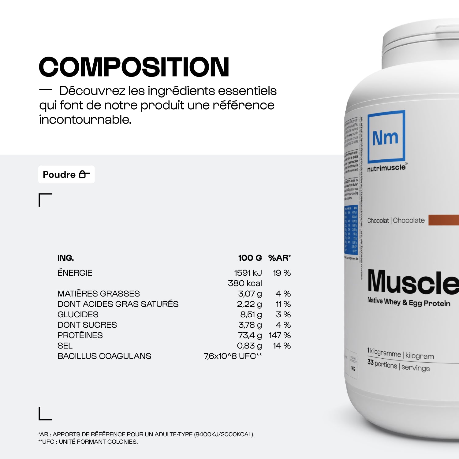 Musclewegg: mezcla de proteínas