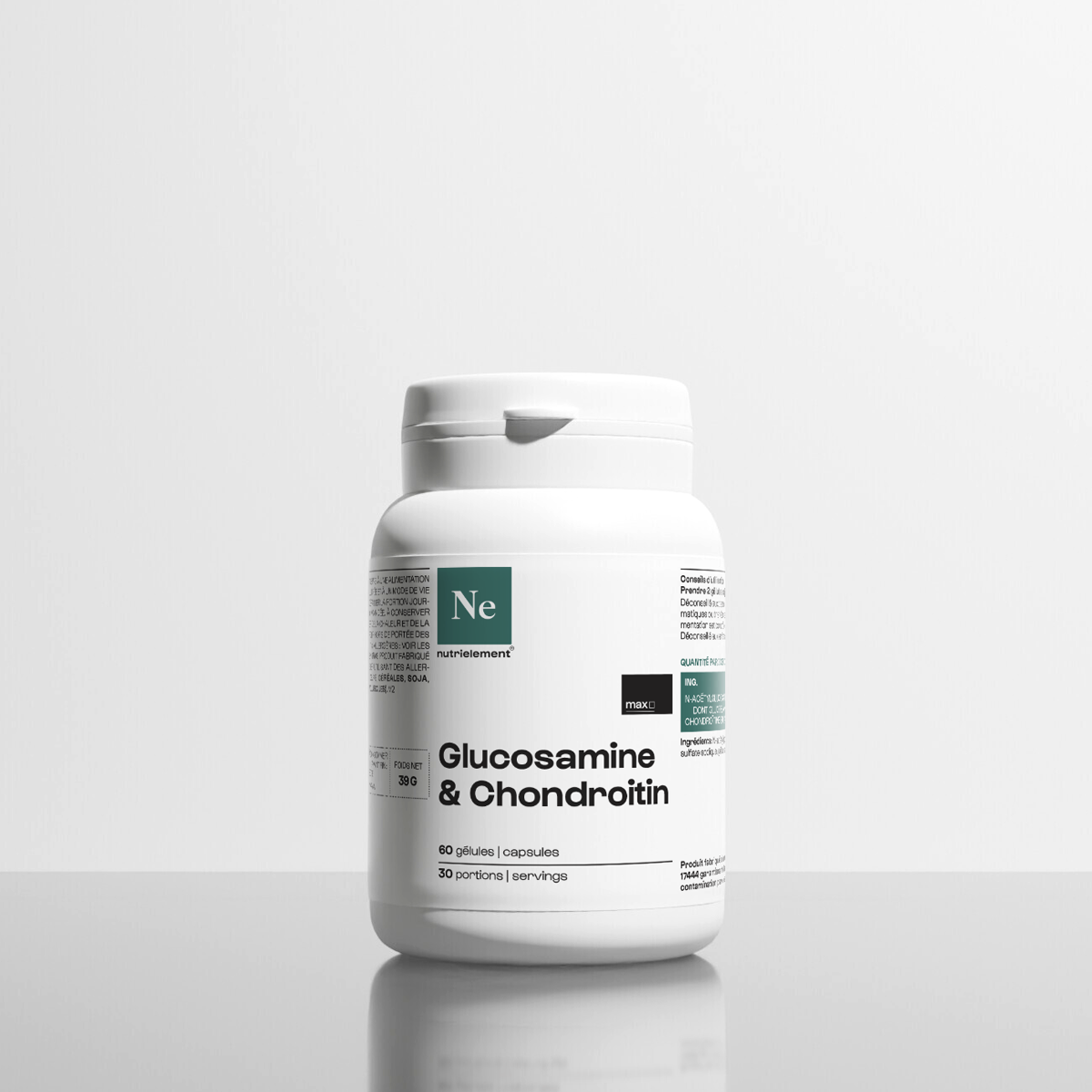Mezclar glucosamina + condroitina en cápsulas