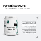 Mezclar glucosamina + polvo de condroitina