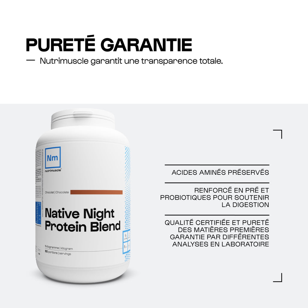 Mezcla de proteínas de recuperación nocturna