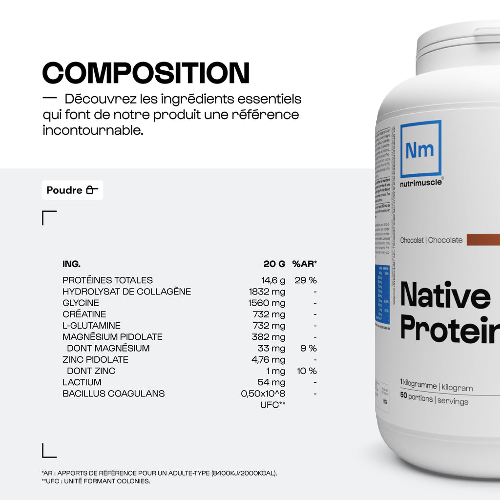 Mezcla de proteínas de recuperación nocturna