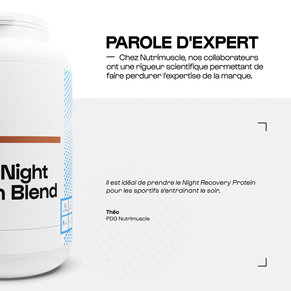 Mezcla de proteínas de recuperación nocturna