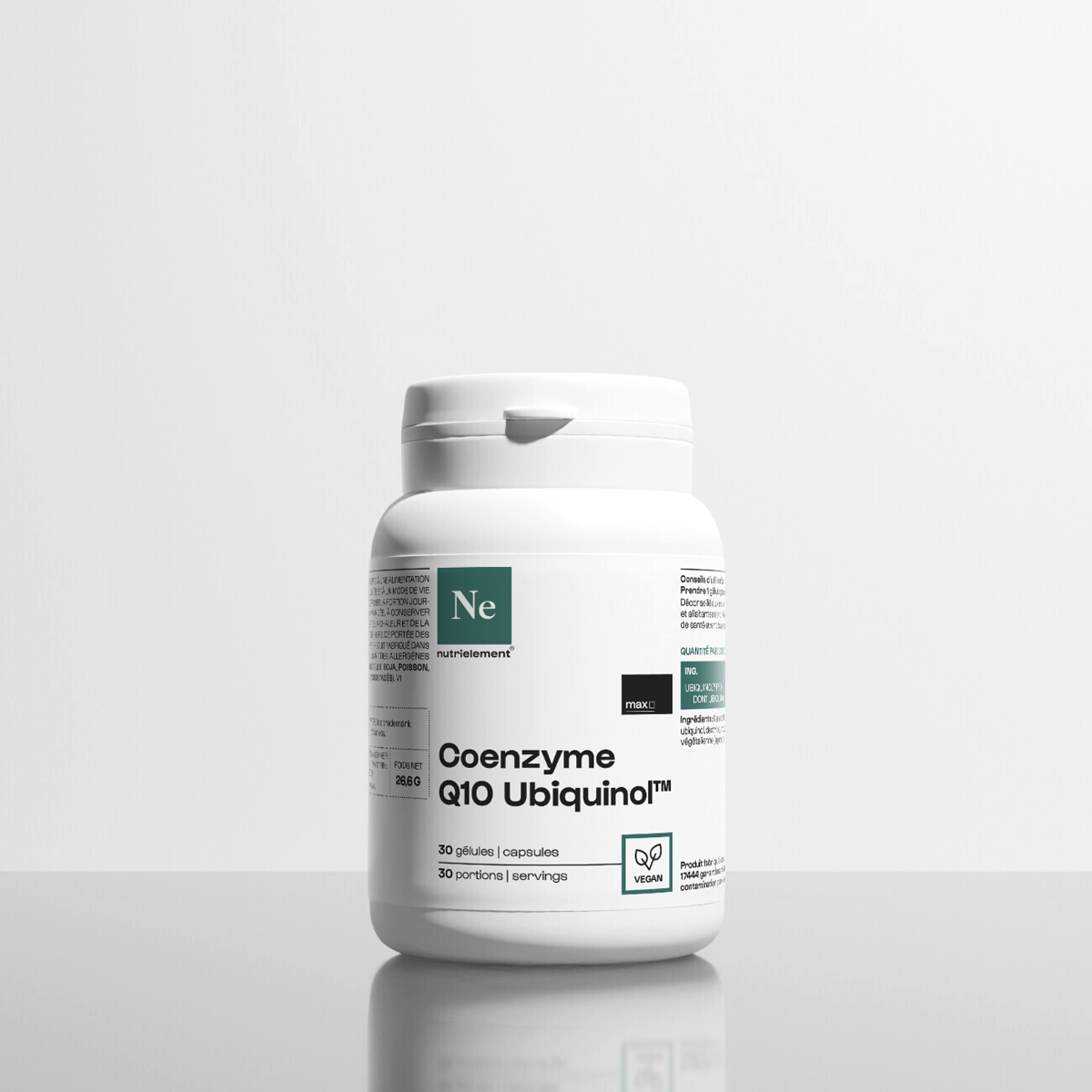 Ubiquinol Q10 en cápsulas