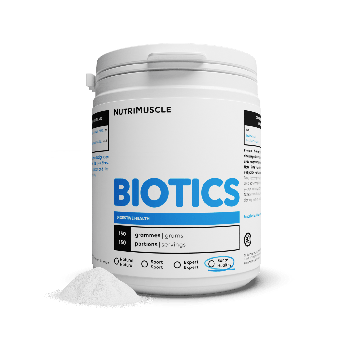 Nutrimuscle Nutriments Sans lactase / 150 g Biotiques