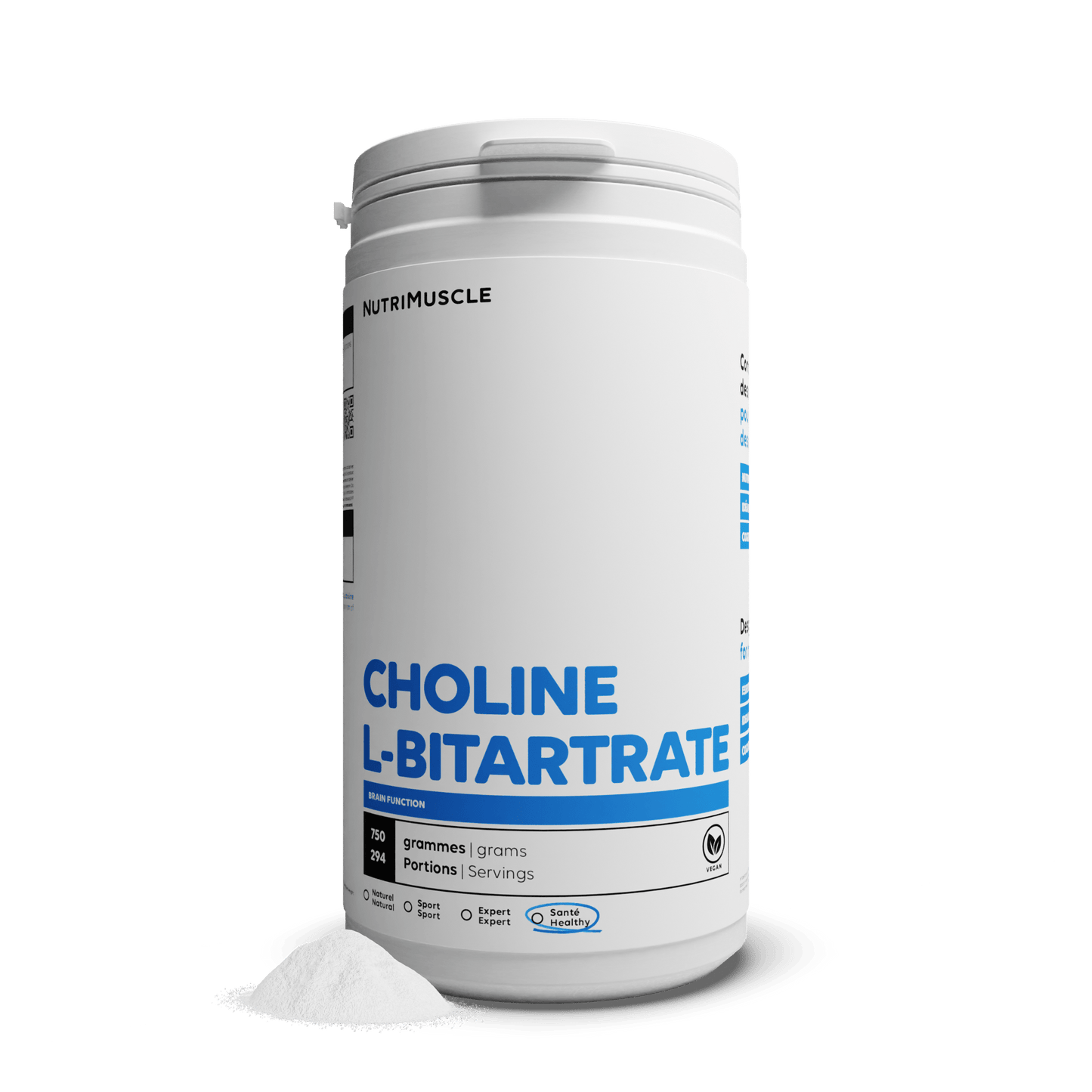 Nutrimuscle Nutriments 750 g Choline L-Bitartrate en poudre