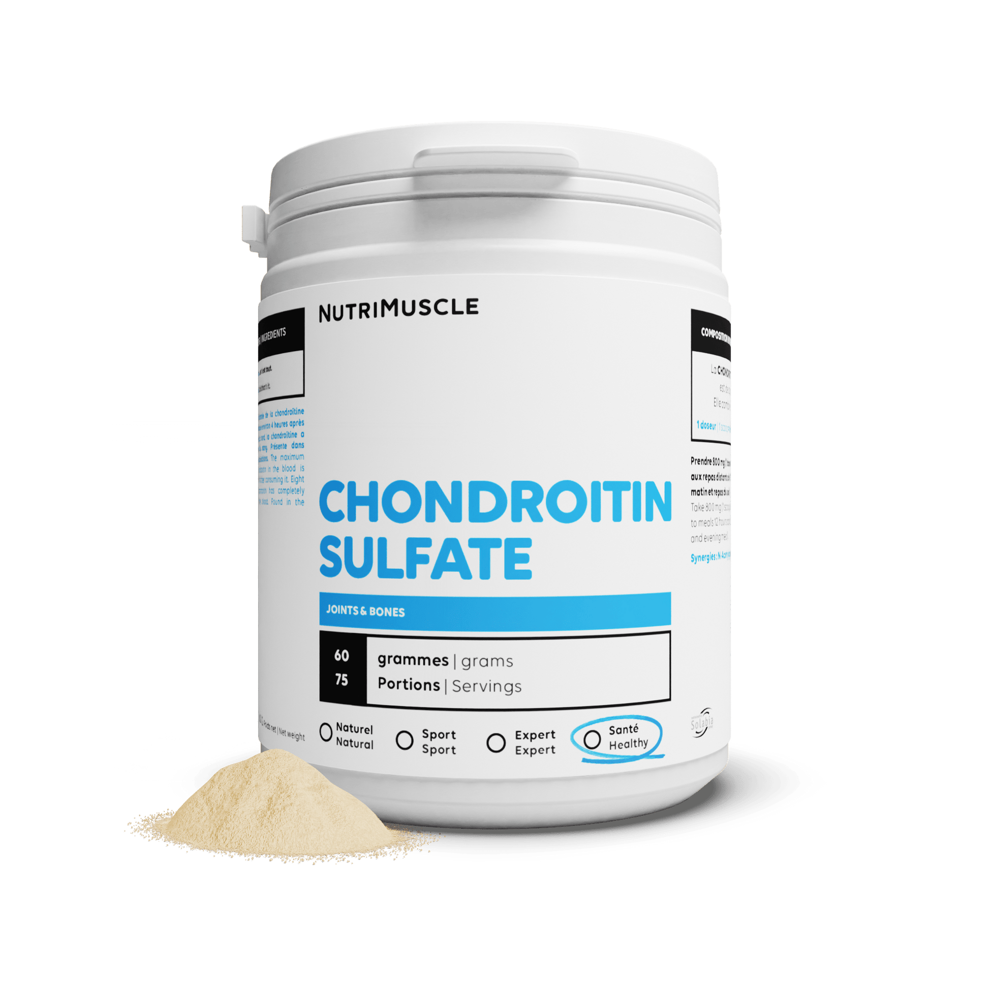Nutrimuscle Nutriments 60 g Chondroïtine Sulfate en poudre