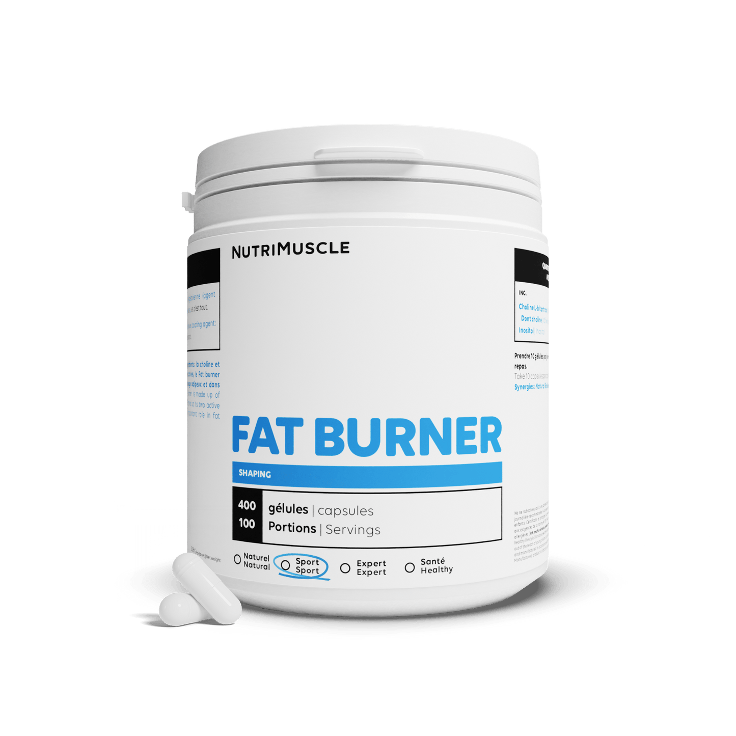 Nutrimuscle Nutriments 400 gélules Fat Burner