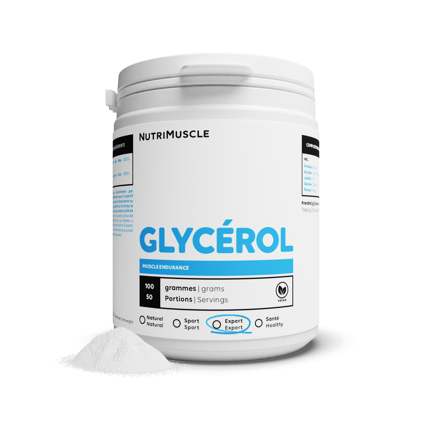 Nutrimuscle Nutriments 100 g Glycérol