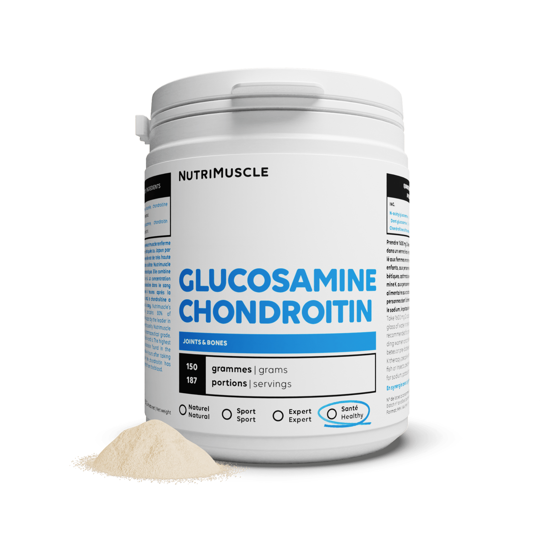 Nutrimuscle Nutriments 150 g Mix Glucosamine + Chondroïtine en poudre