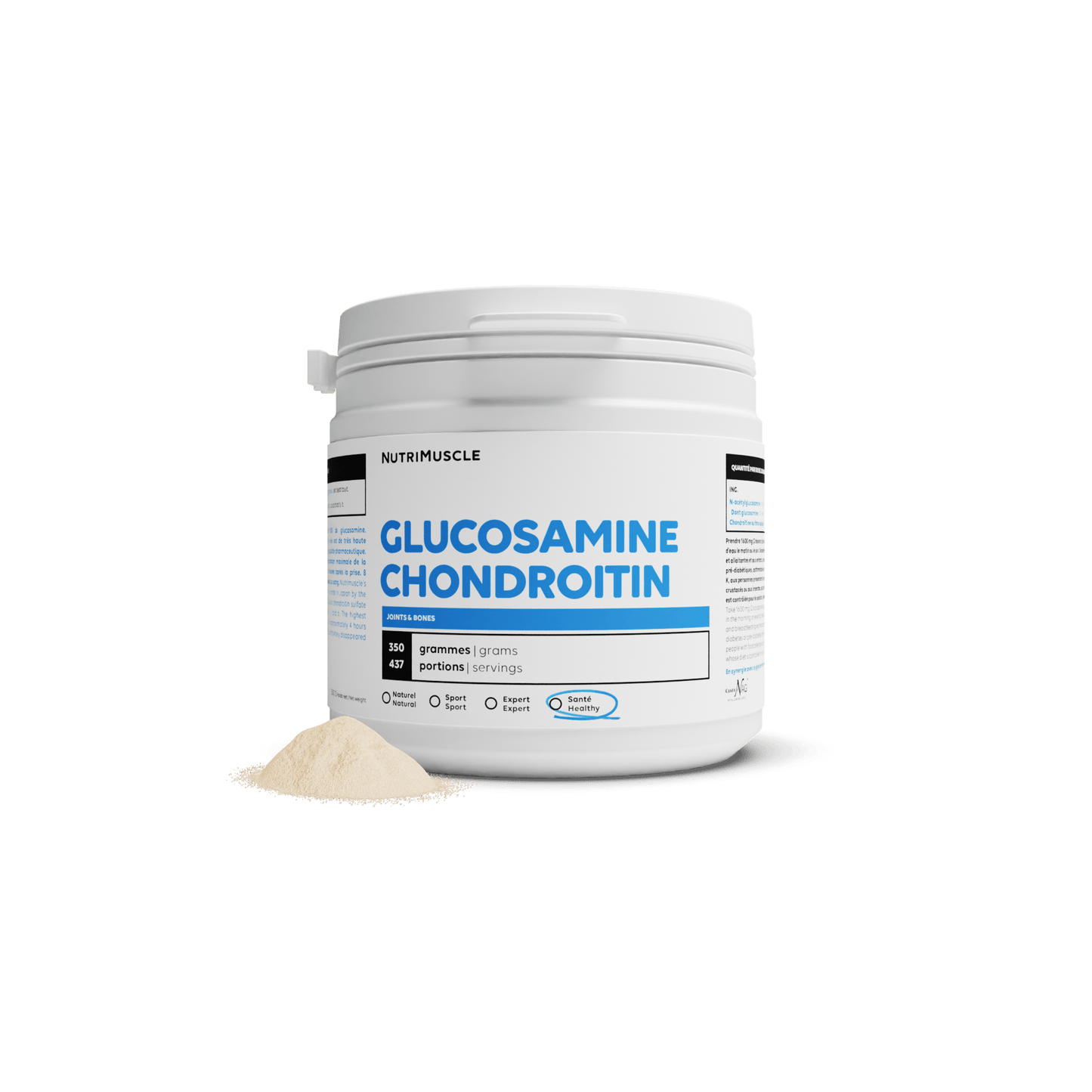 Nutrimuscle Nutriments 350 g Mix Glucosamine + Chondroïtine en poudre