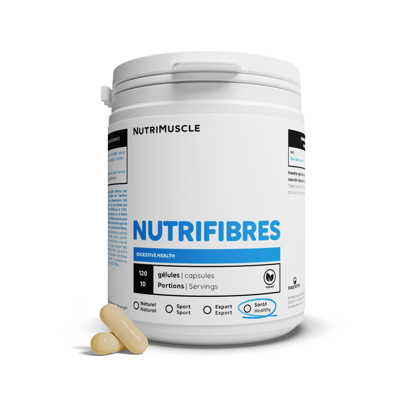 Nutrimuscle Nutriments 120 gélules Nutri-Fibres en gélules