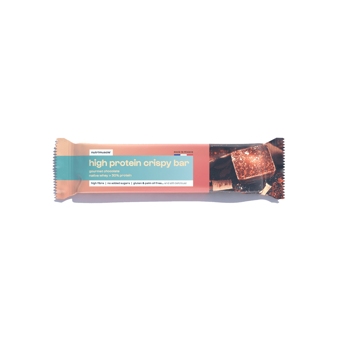 Nutrimuscle Protéines Chocolat Crispy / 1 barre Barre protéinée Crispy