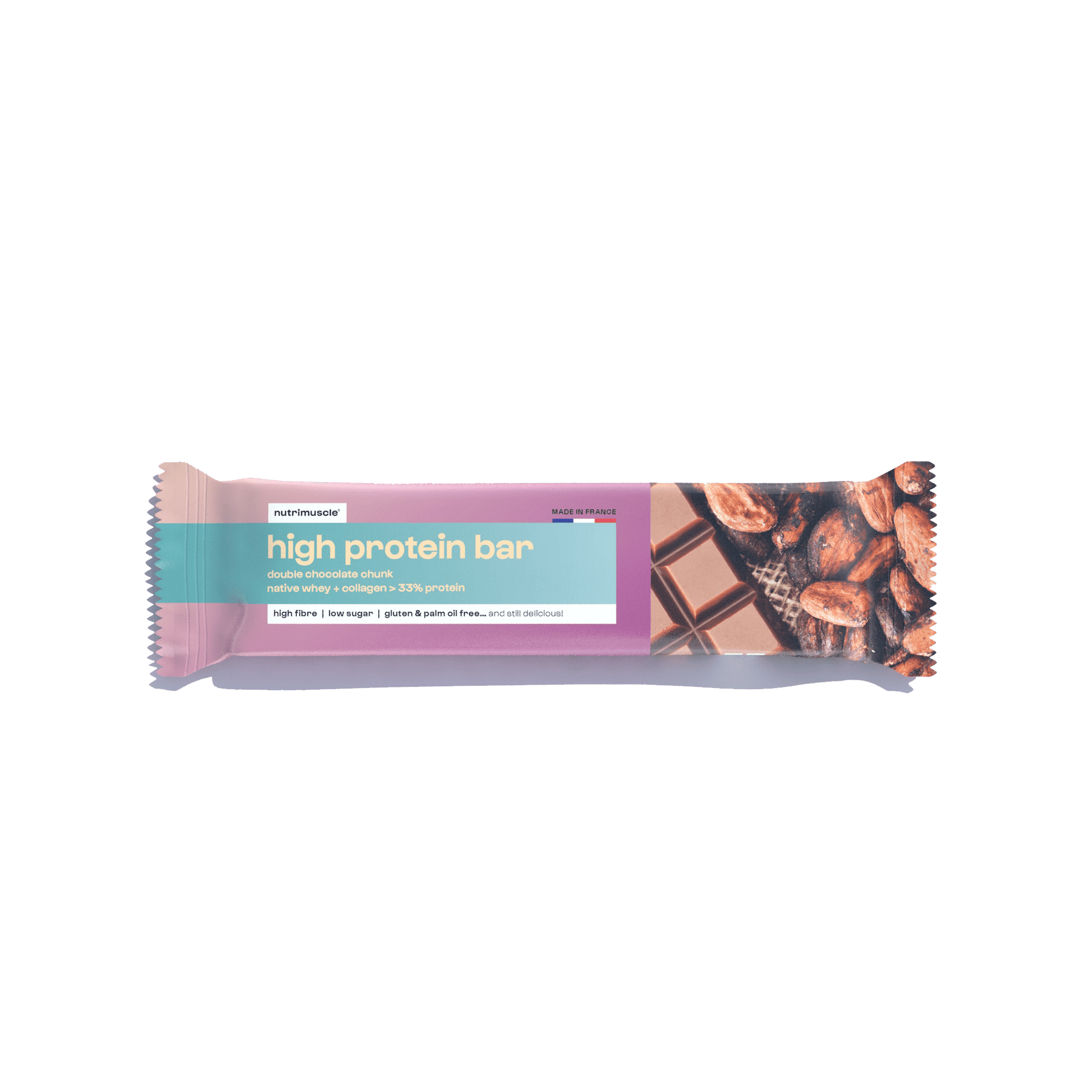 Nutrimuscle Protéines Double Chocolat / 1 barre Barre protéinée