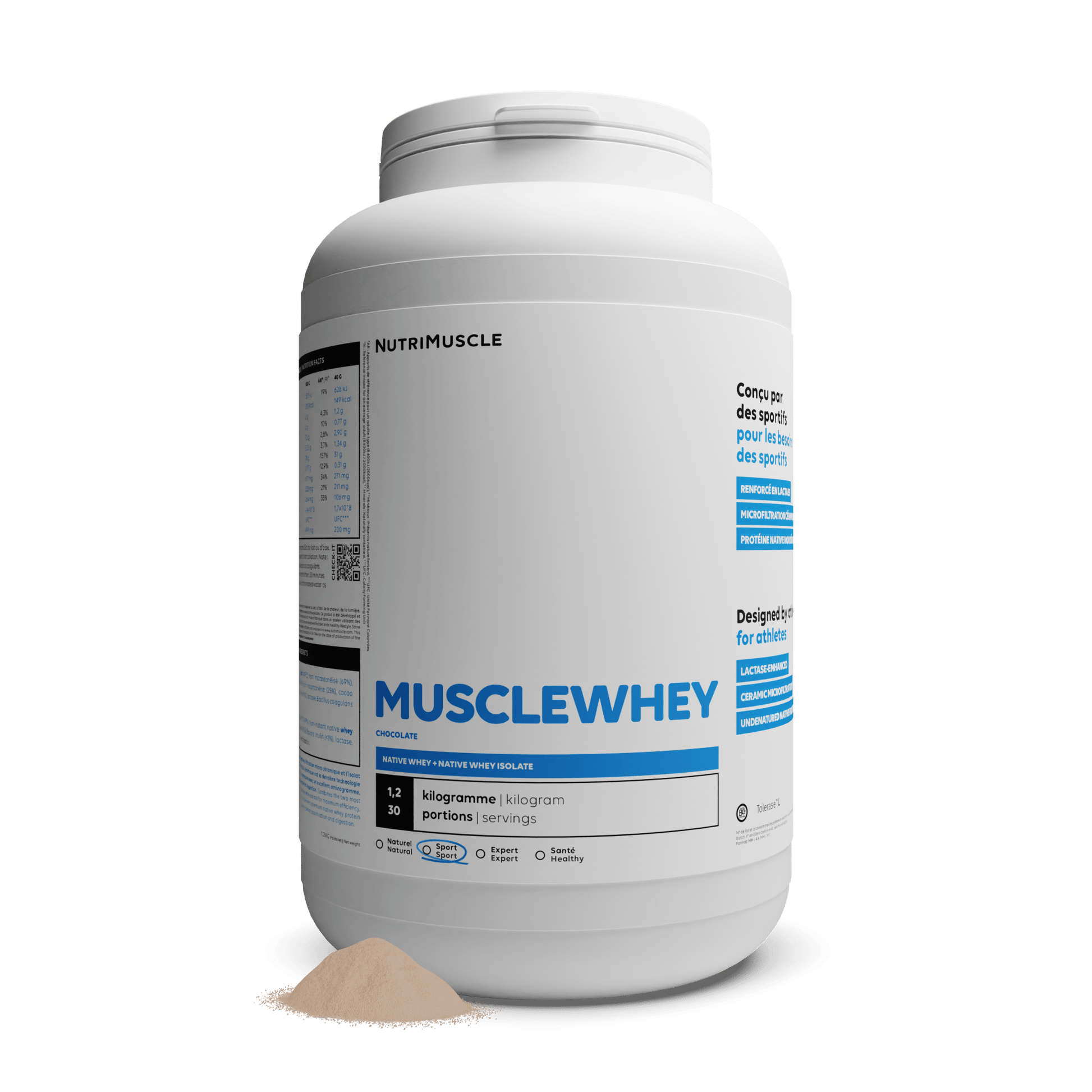 Nutrimuscle Protéines Chocolat / 1.20 kg Musclewhey - Mix Protein