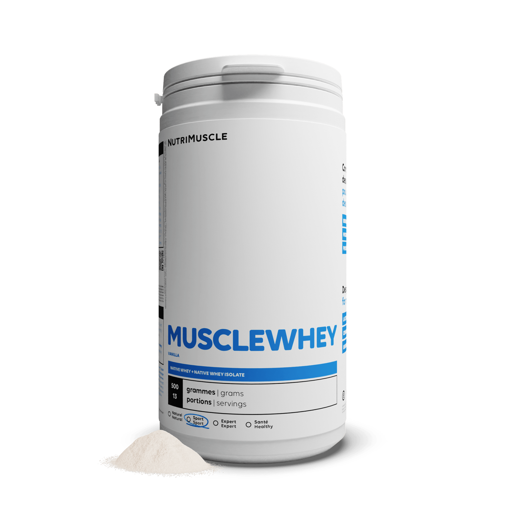 Nutrimuscle Protéines Vanille / 500 g Musclewhey - Mix Protein