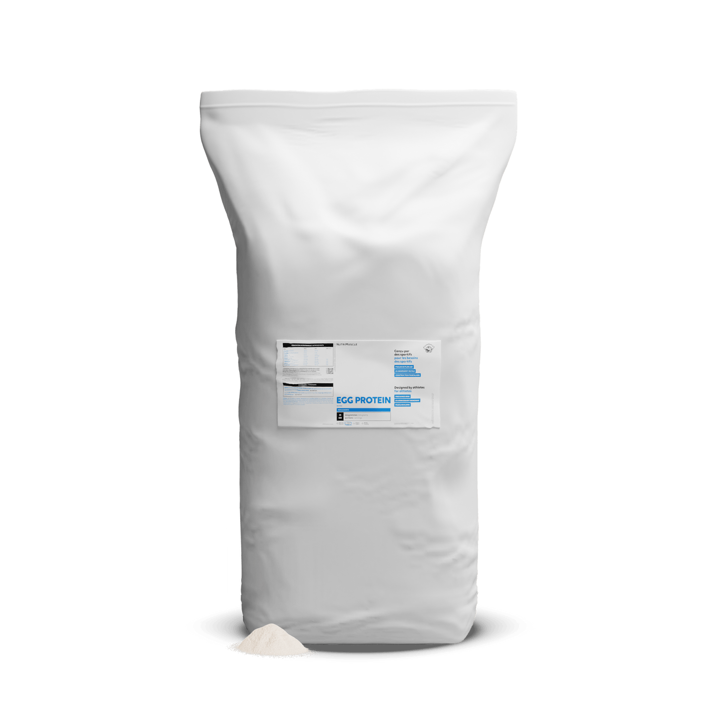 Nutrimuscle Protéines Nature / 25.00 kg Protéine d'œuf en poudre