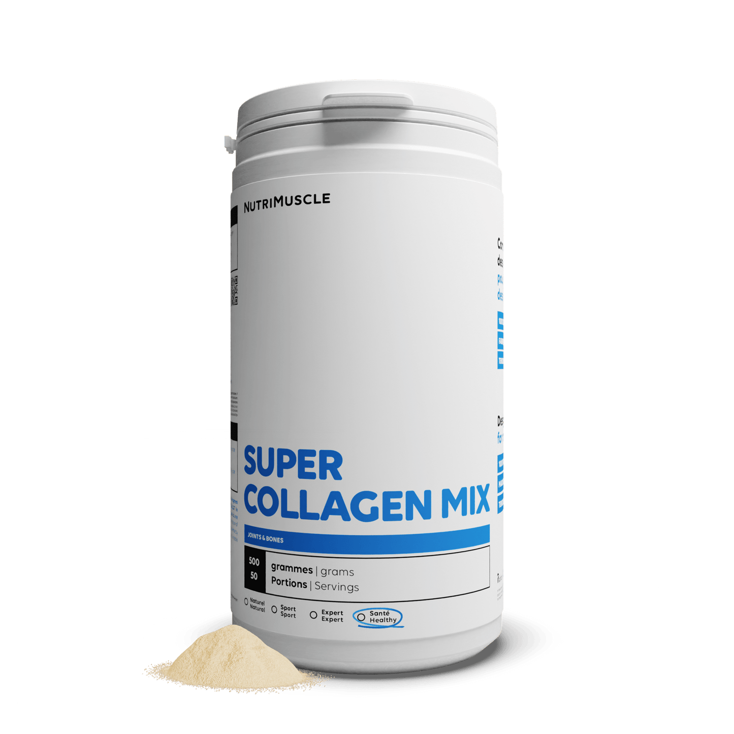 Nutrimuscle Protéines 500 g Super Collagen Mix en poudre
